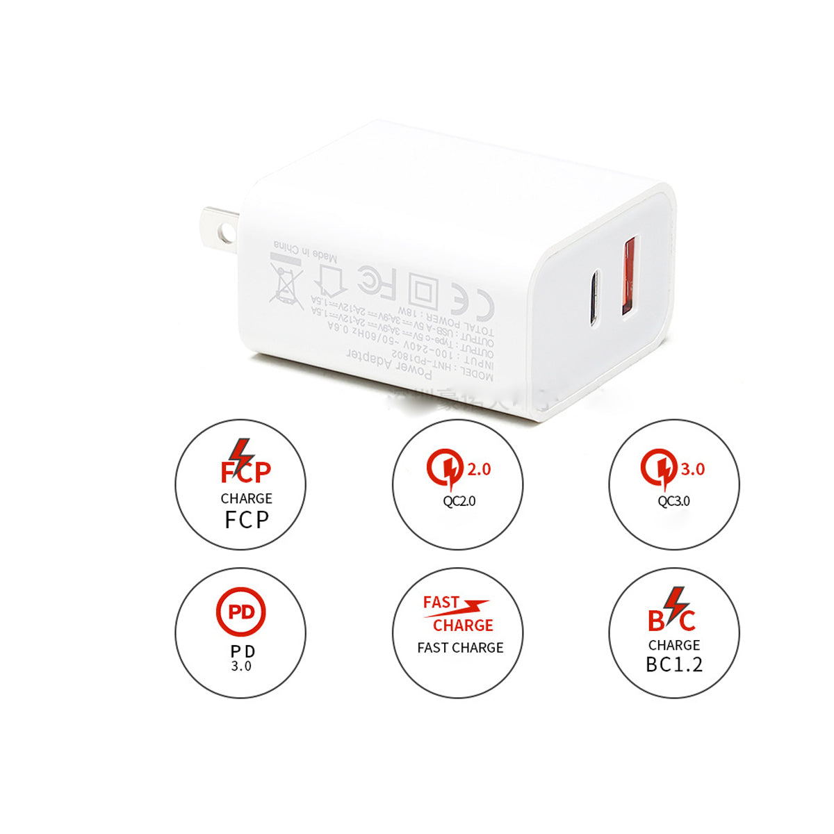 Replacement Charger Adapter For iPhone 12 (2pck)